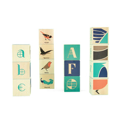 Wooden ABC Bird Blocks