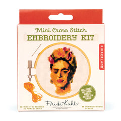 Frida Kahlo Mini Cross Stitch Kit
