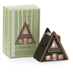 Nordic Cabin Tea Light & Incense Holder