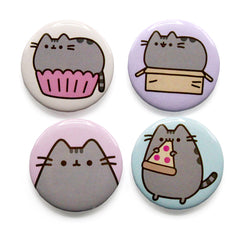 Pusheen Badge Set