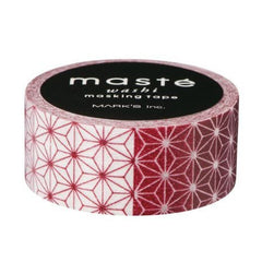 Red Asanoha Washi Tape