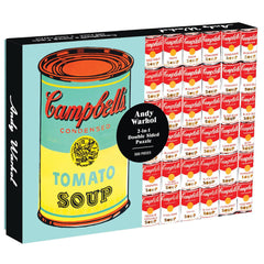 Warhol Soup Cans 2-Sided Puzzle