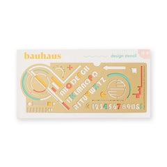 Bauhaus Brass Stencil
