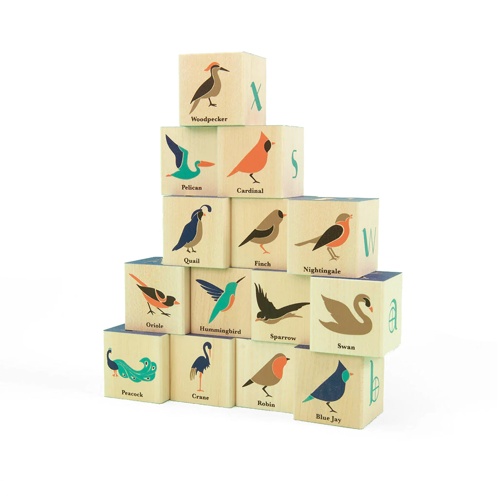 Wooden ABC Bird Blocks Dundee Contemporary Arts