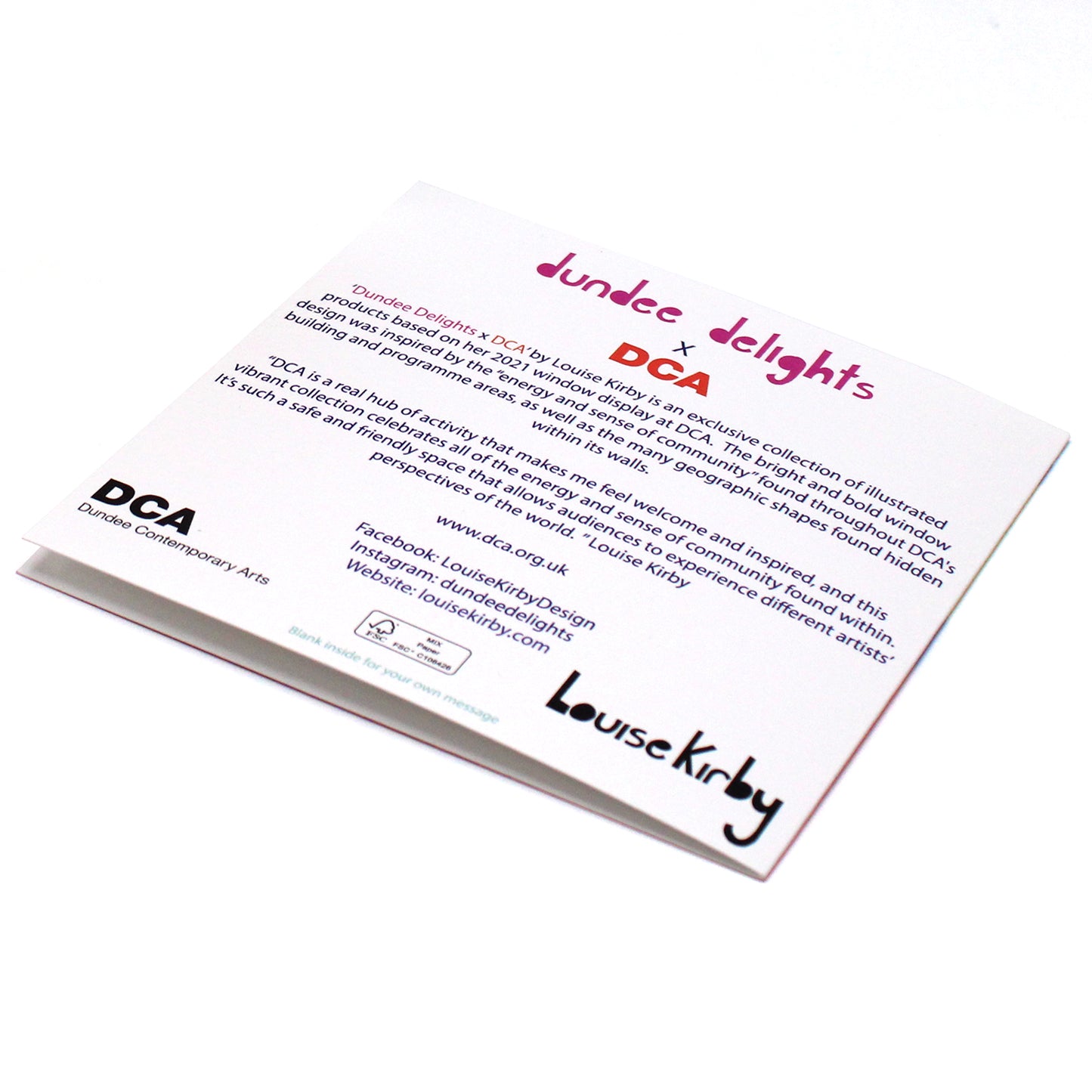 Dundee Delights x DCA Card Bundle | Dundee Contemporary Arts