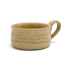 Flat White Stoneware Mug