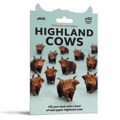 Highland Cows Origami