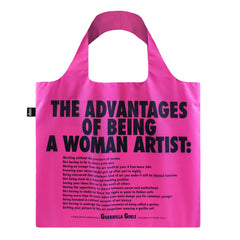 'Advantages of Being a Woman Artist' Recycled Bag
