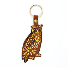 Nocturnal Owl Key Fob