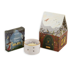Winter Thyme Christmas Cottage Candle Gift Set