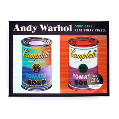 Warhol Soup Cans Lenticular Puzzle
