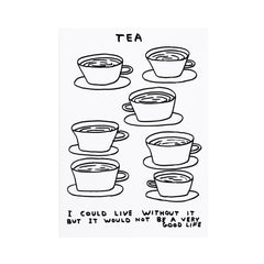 Live Without Tea A6 Notebook